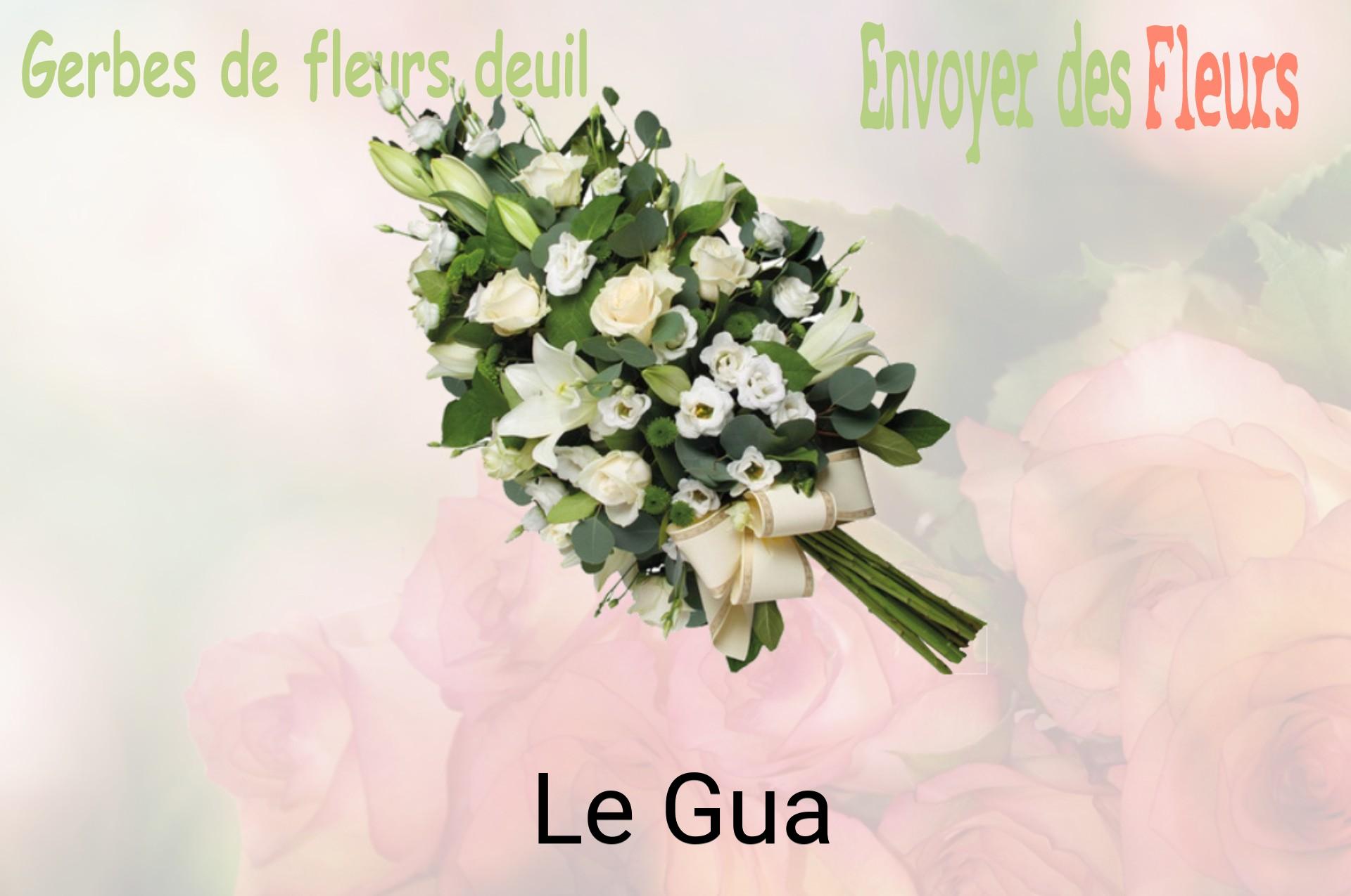 Gerbe de fleurs de deuil livrée à Le Gua